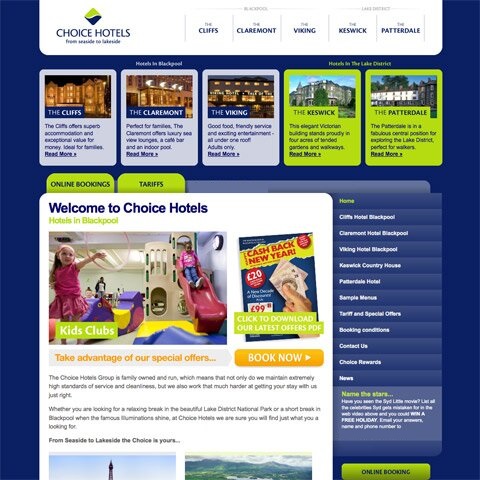 Choice Hotels Web Design