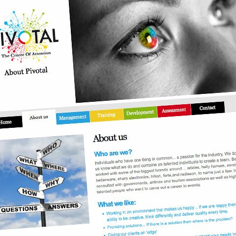 Pivotal Events Web Design