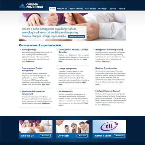 Cuerden Consulting Web Design