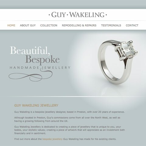 Guy Wakeling Jewellery Web Design