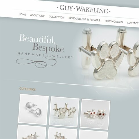 Guy Wakeling Jewellery Web Design