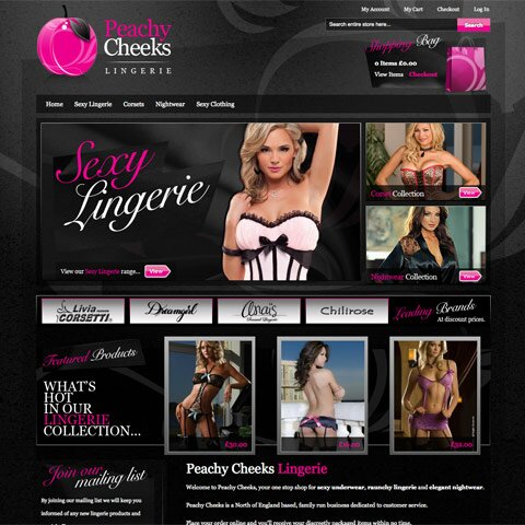 Peachy Cheeks Web Design