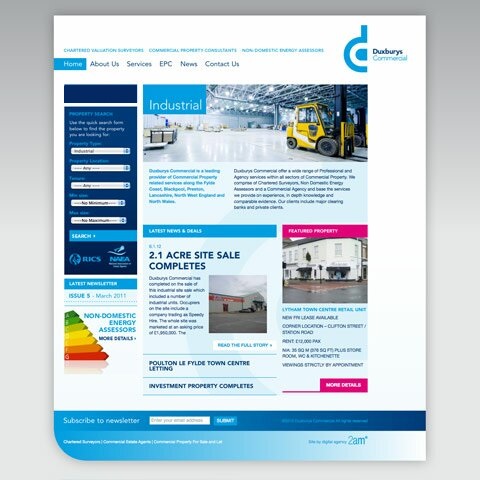 Duxburys Commercial Web Design