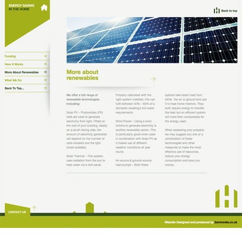 Homeserve Energy Web Design