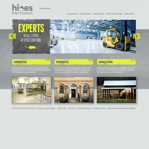 Hines Pest Control Web Design