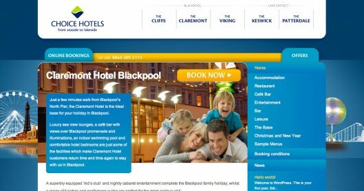 claremont-hotel-web-design